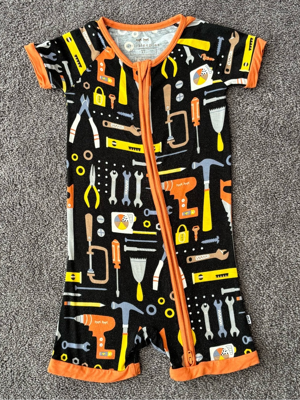 🪚Little Sleepies Builders Shorty 2T